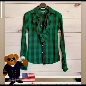 Ralph Lauren Rugby Shirt 2 Ruffle Check